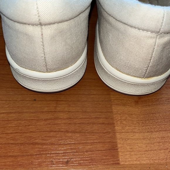 Easy Spirit women’s tan off white lace up canvas walking shoes Size 7 - Picture 6 of 10